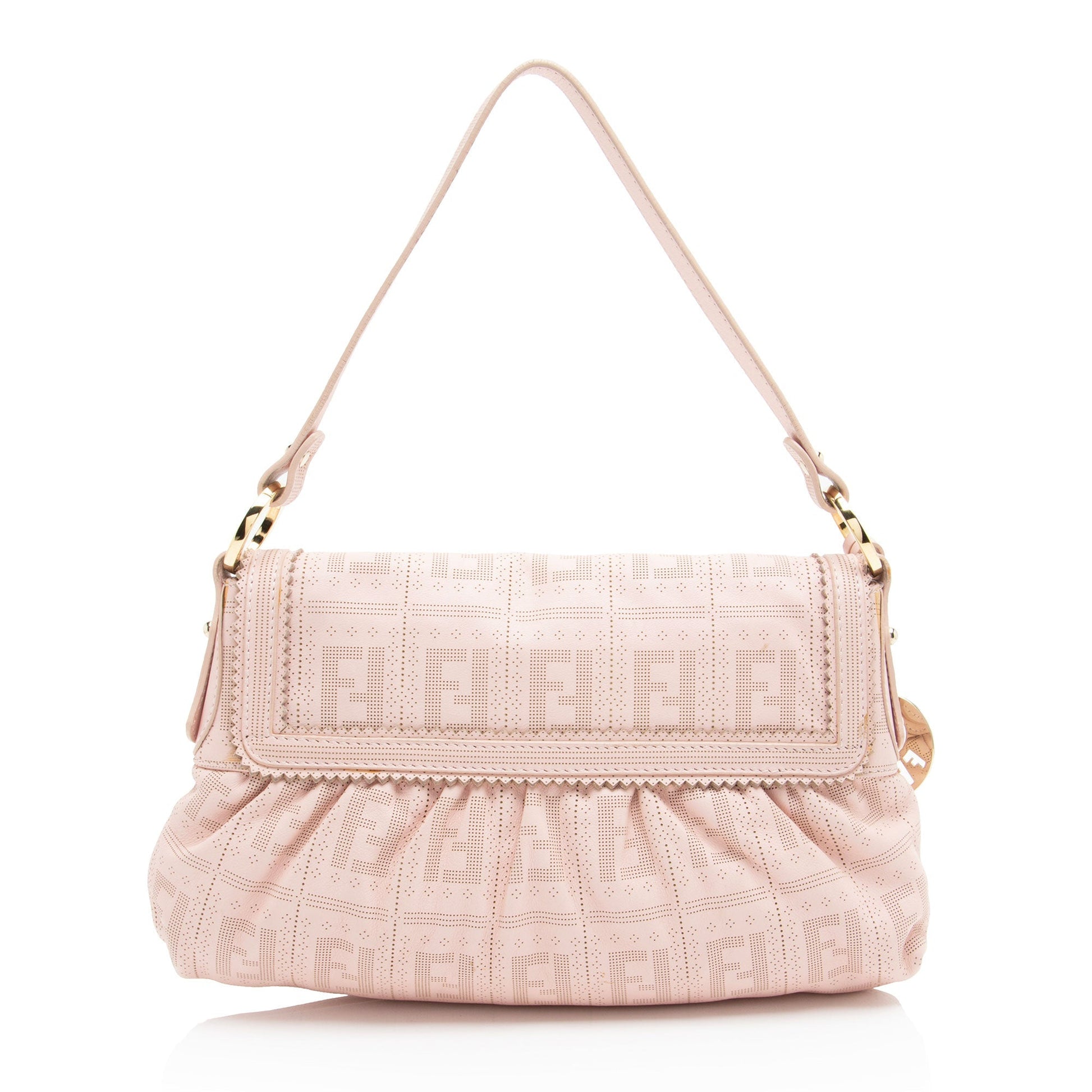 Fendi FF Canvas By The Way Soft Medium Boston Bag