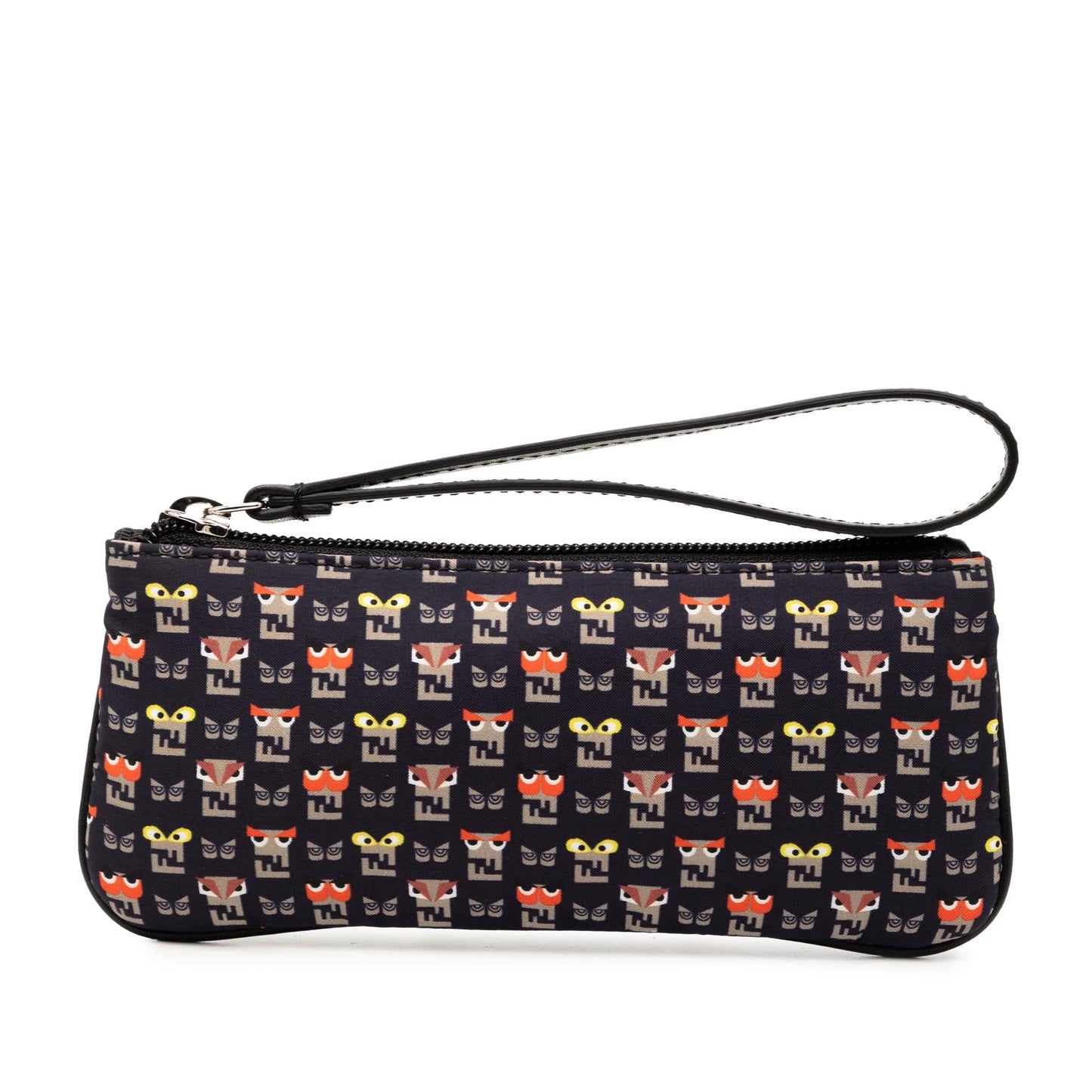 Fendi Canvas Monster Clutch