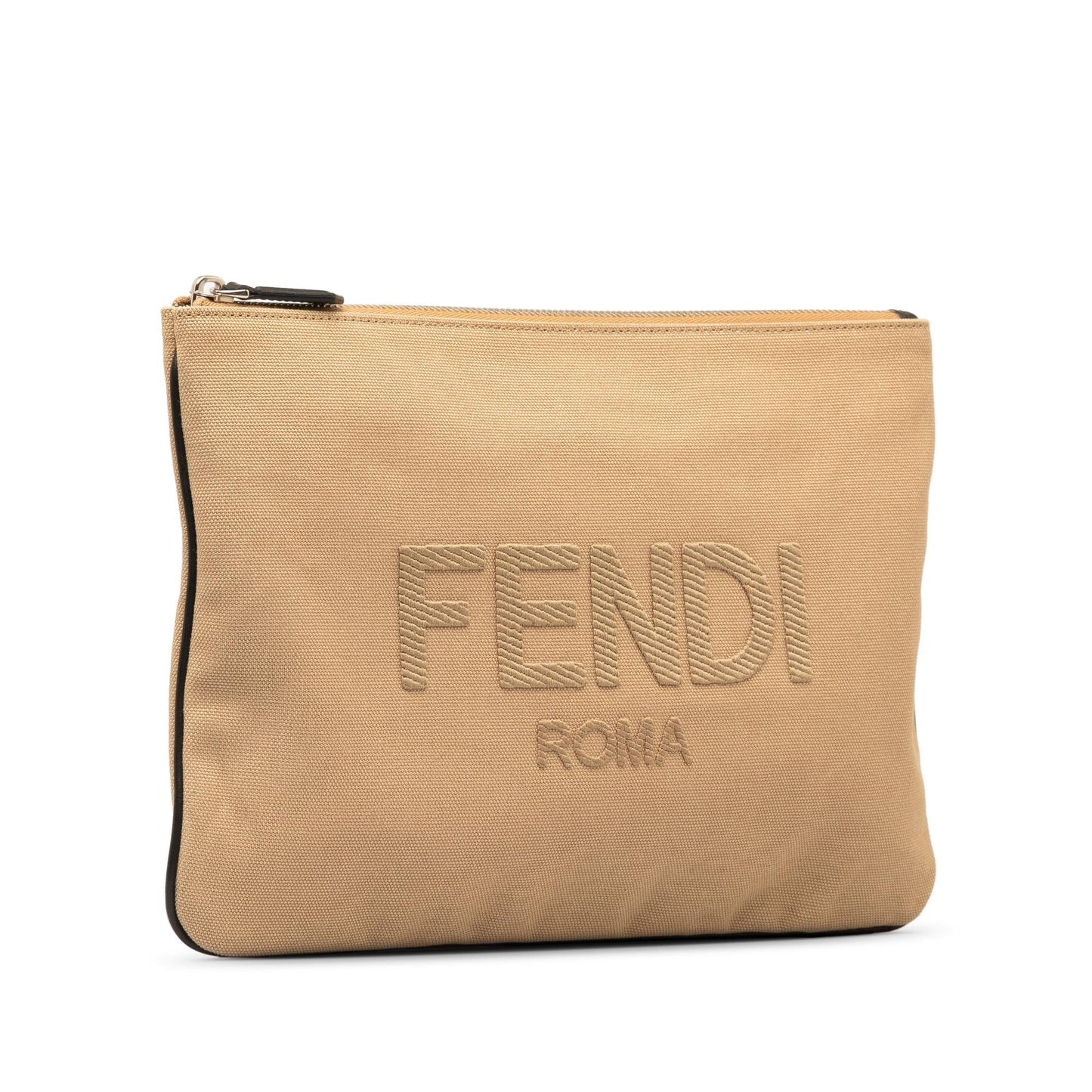 Fendi Canvas Roma Clutch (oJP68f)