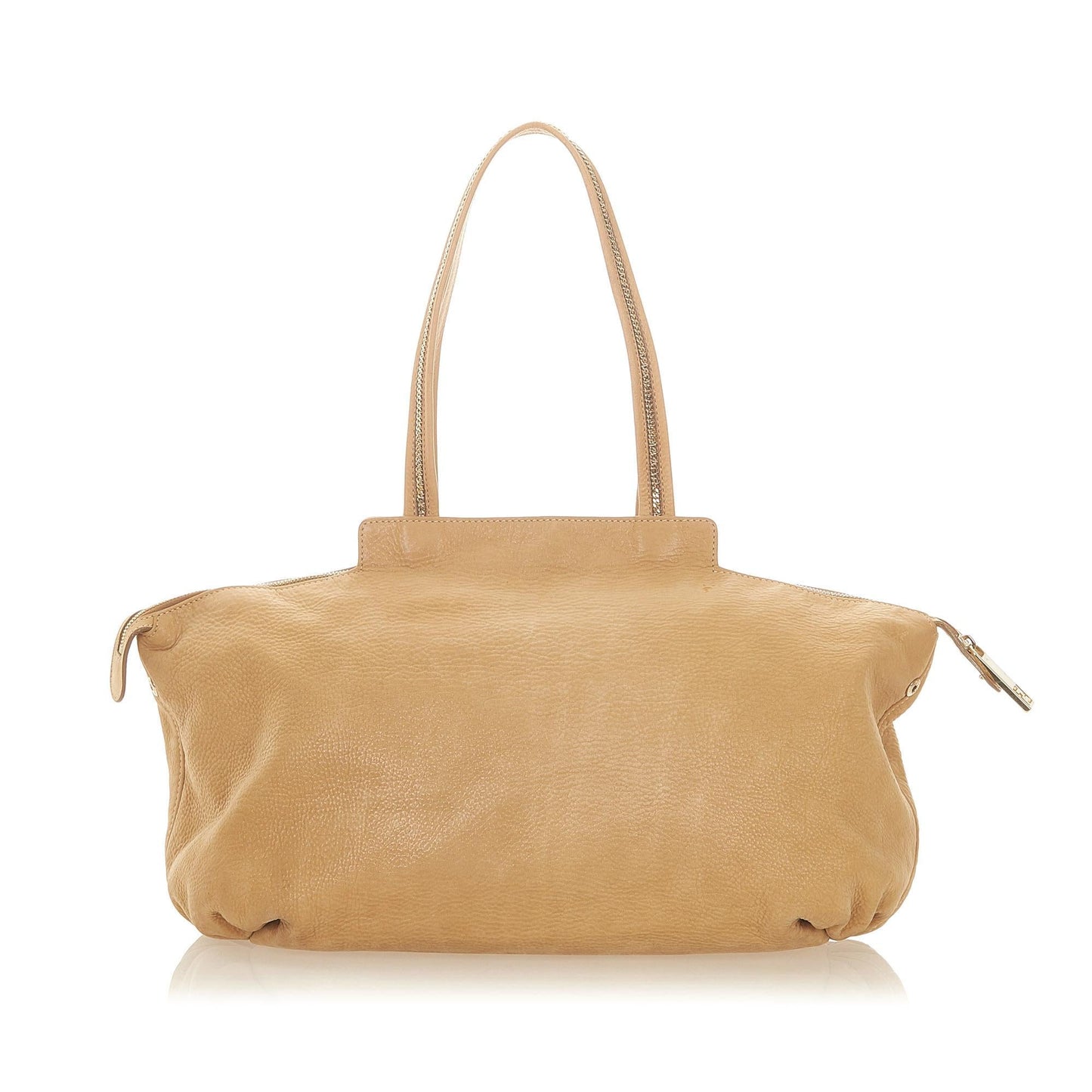 Fendi Chains Leather Tote Bag (20146)