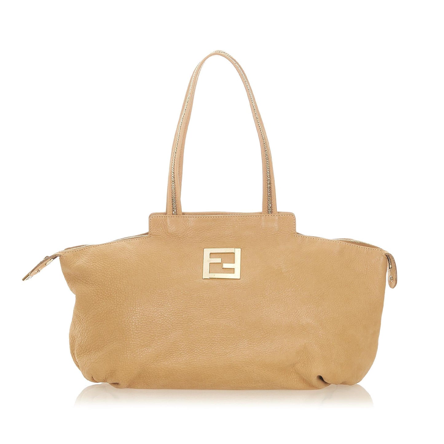 Fendi Chains Leather Tote Bag (20146)