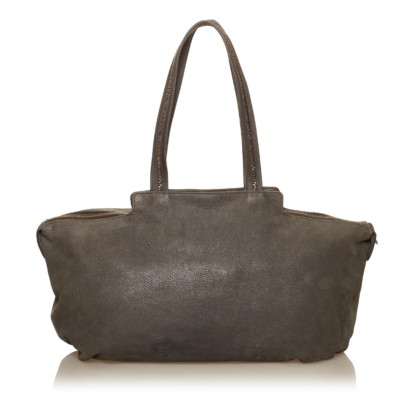 Fendi Chains Leather Tote Bag (29529)