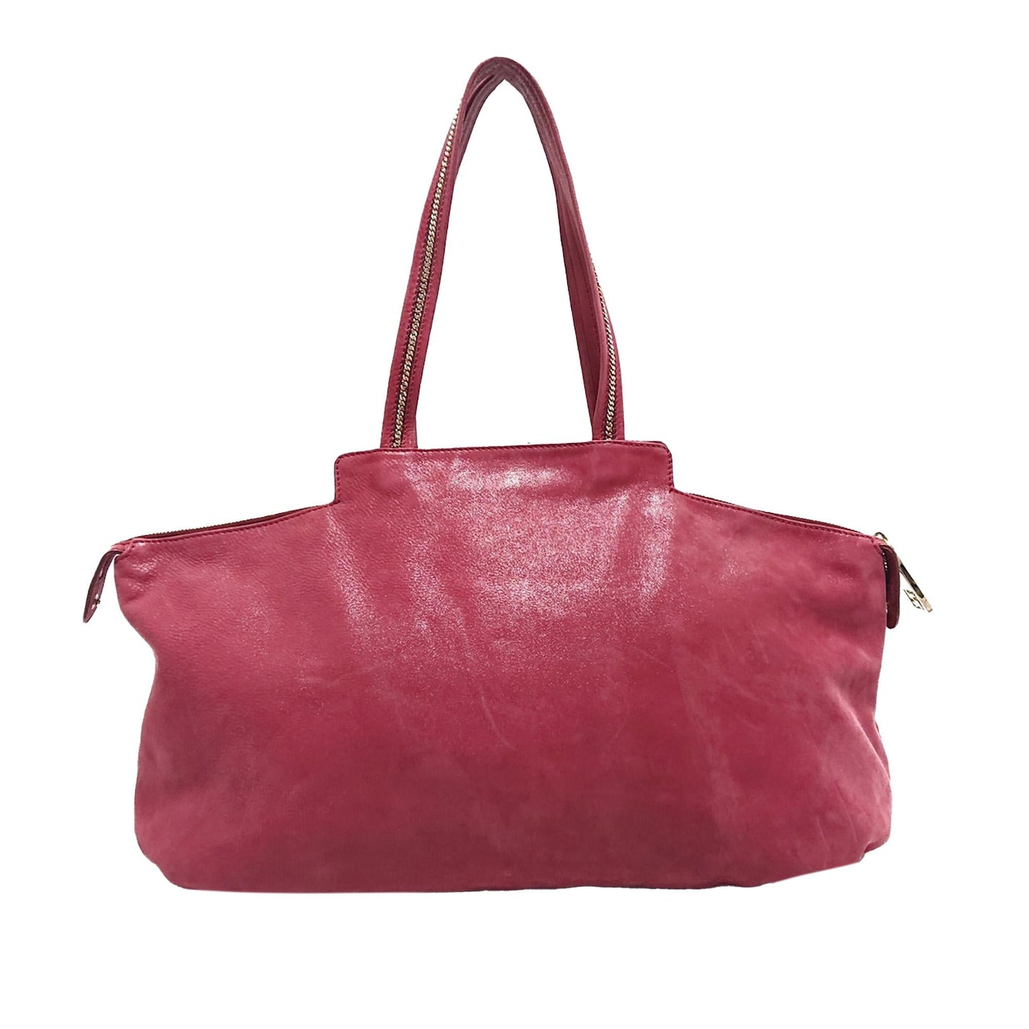 Fendi Chains Leather Tote Bag (36421)