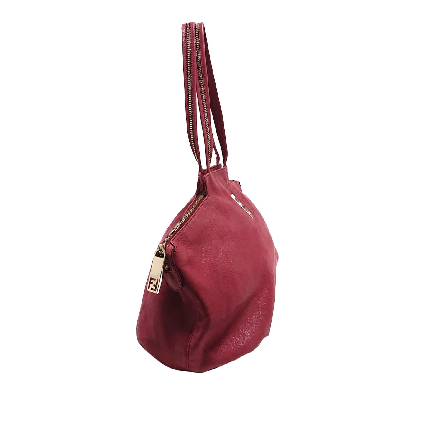 Fendi Chains Leather Tote Bag