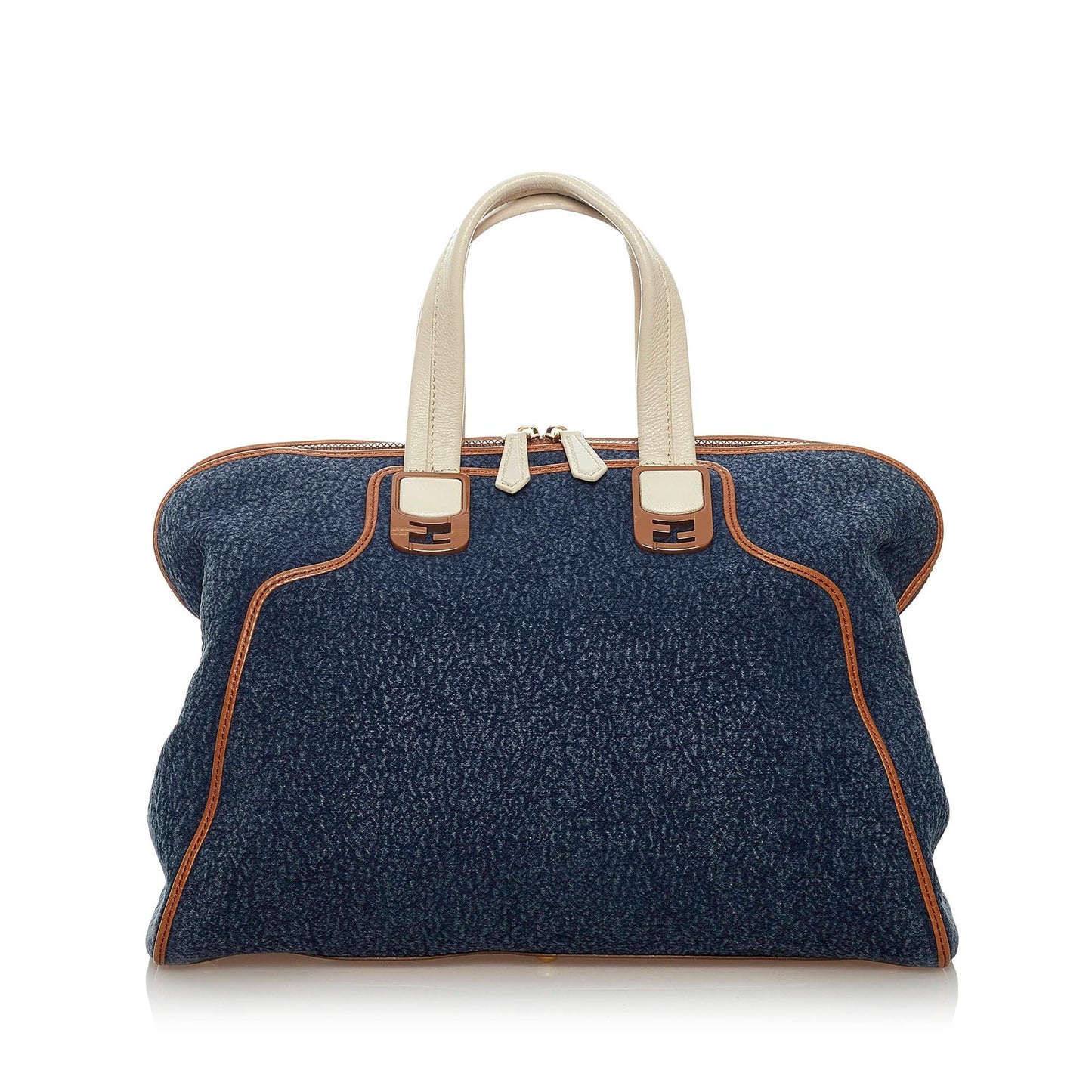 Fendi Chameleon Denim Satchel (29058)