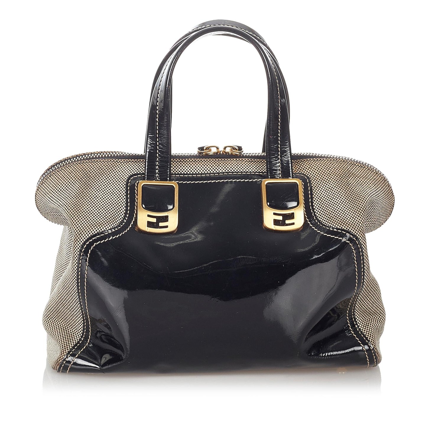 Fendi Chameleon Patent Leather Satchel (26854)