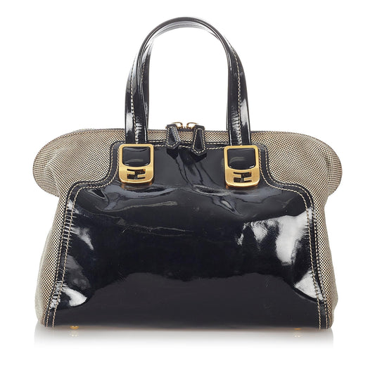 Fendi Chameleon Patent Leather Satchel (26854)
