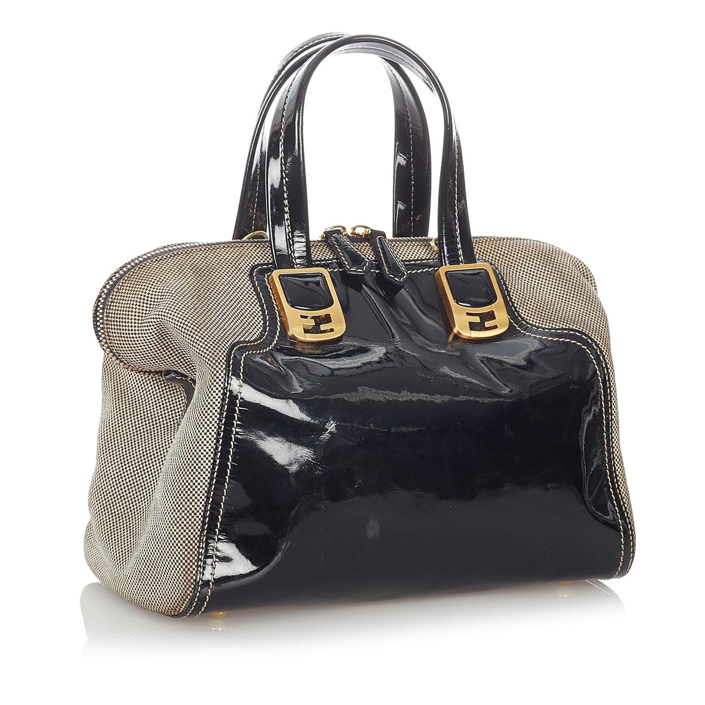 Fendi Chameleon Patent Leather Satchel (26854)