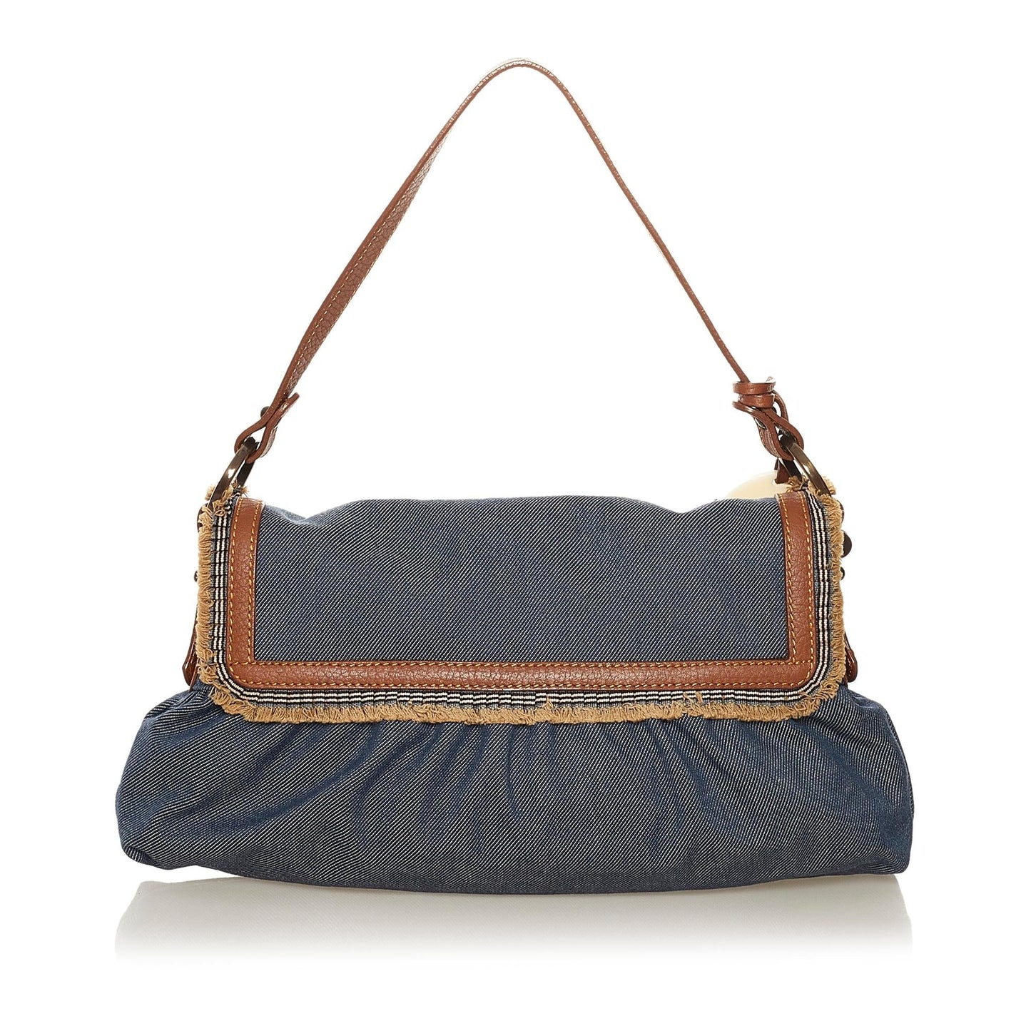 Fendi Chef Denim Shoulder Bag (34283)