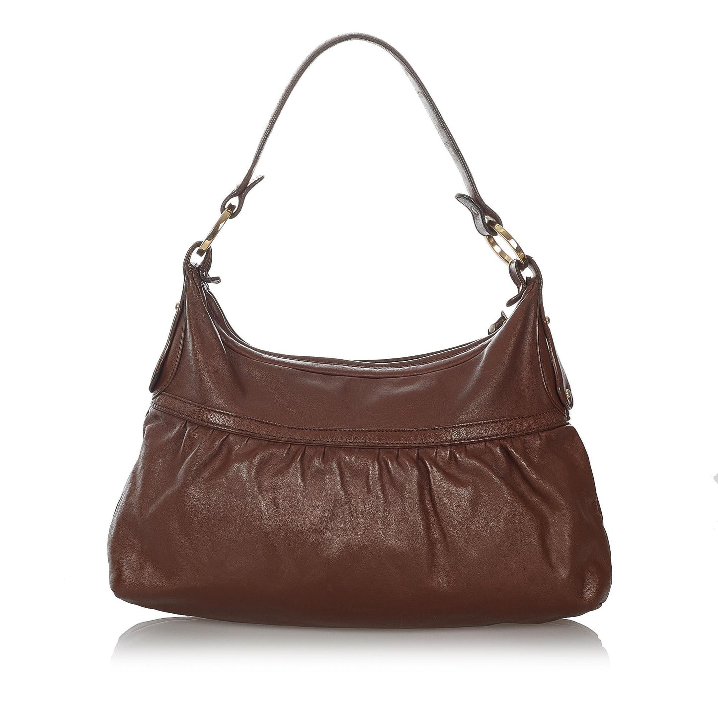Fendi Chef Leather Shoulder Bag (26892)