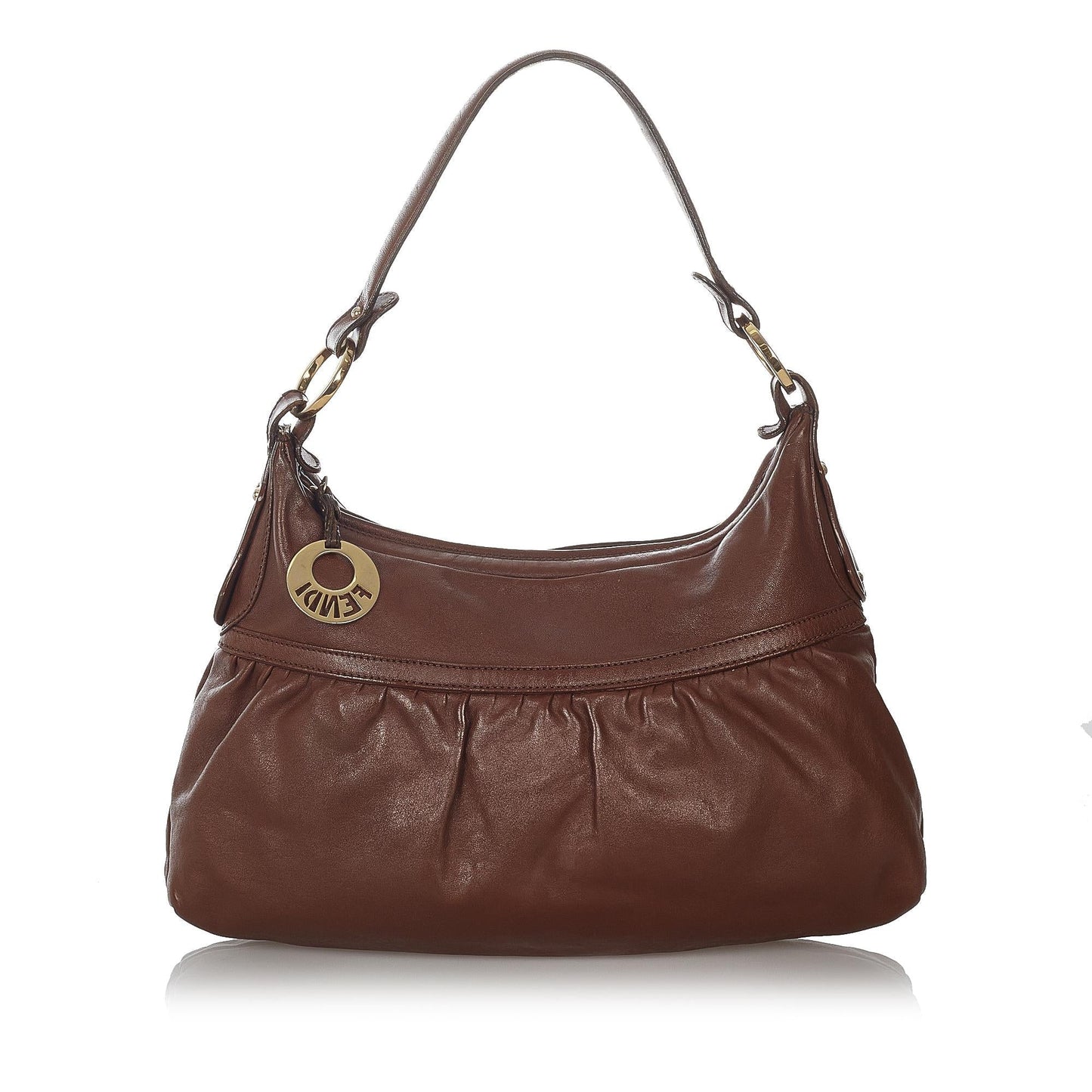 Fendi Chef Leather Shoulder Bag (26892)