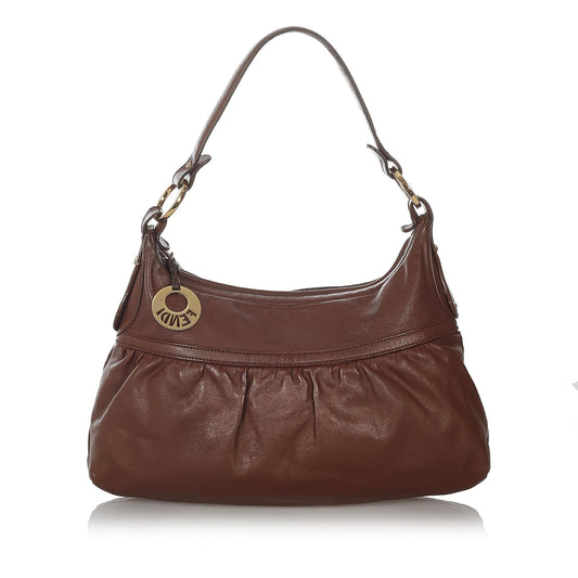 Fendi Chef Leather Shoulder Bag (26892)