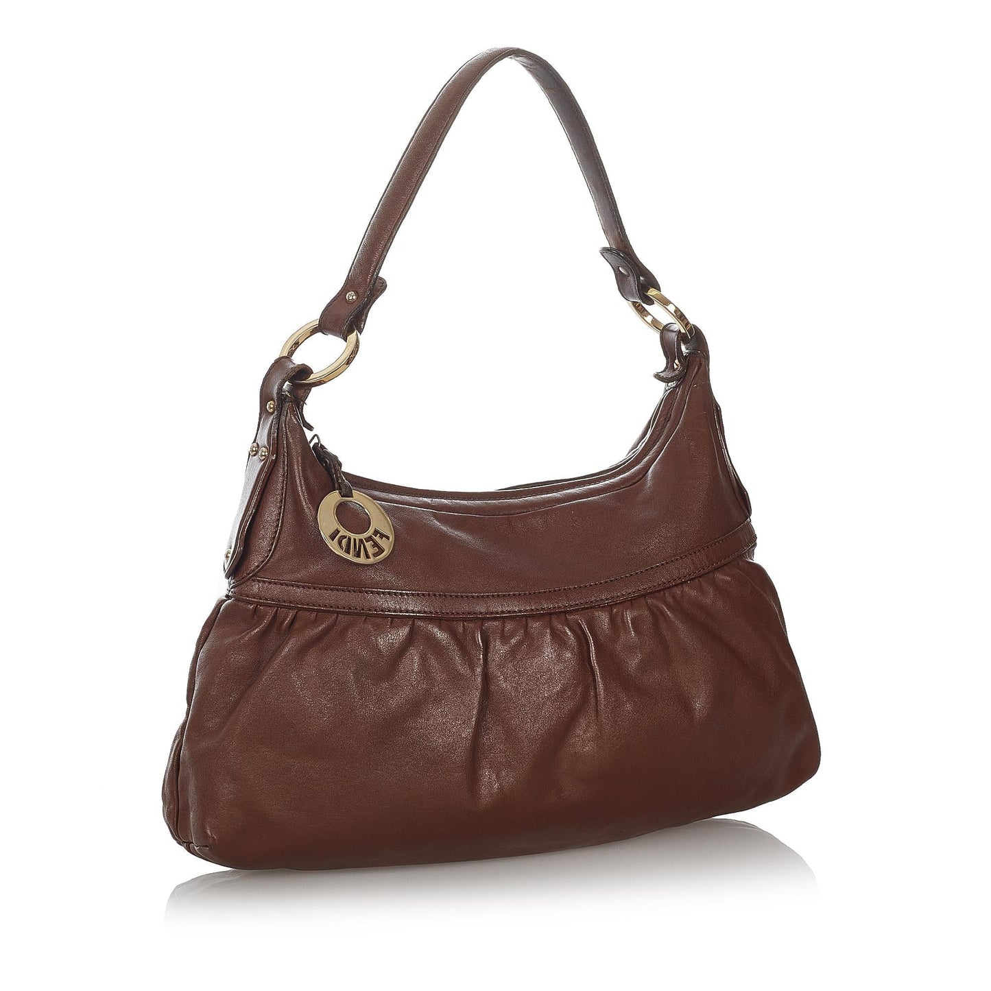 Fendi Chef Leather Shoulder Bag (26892)
