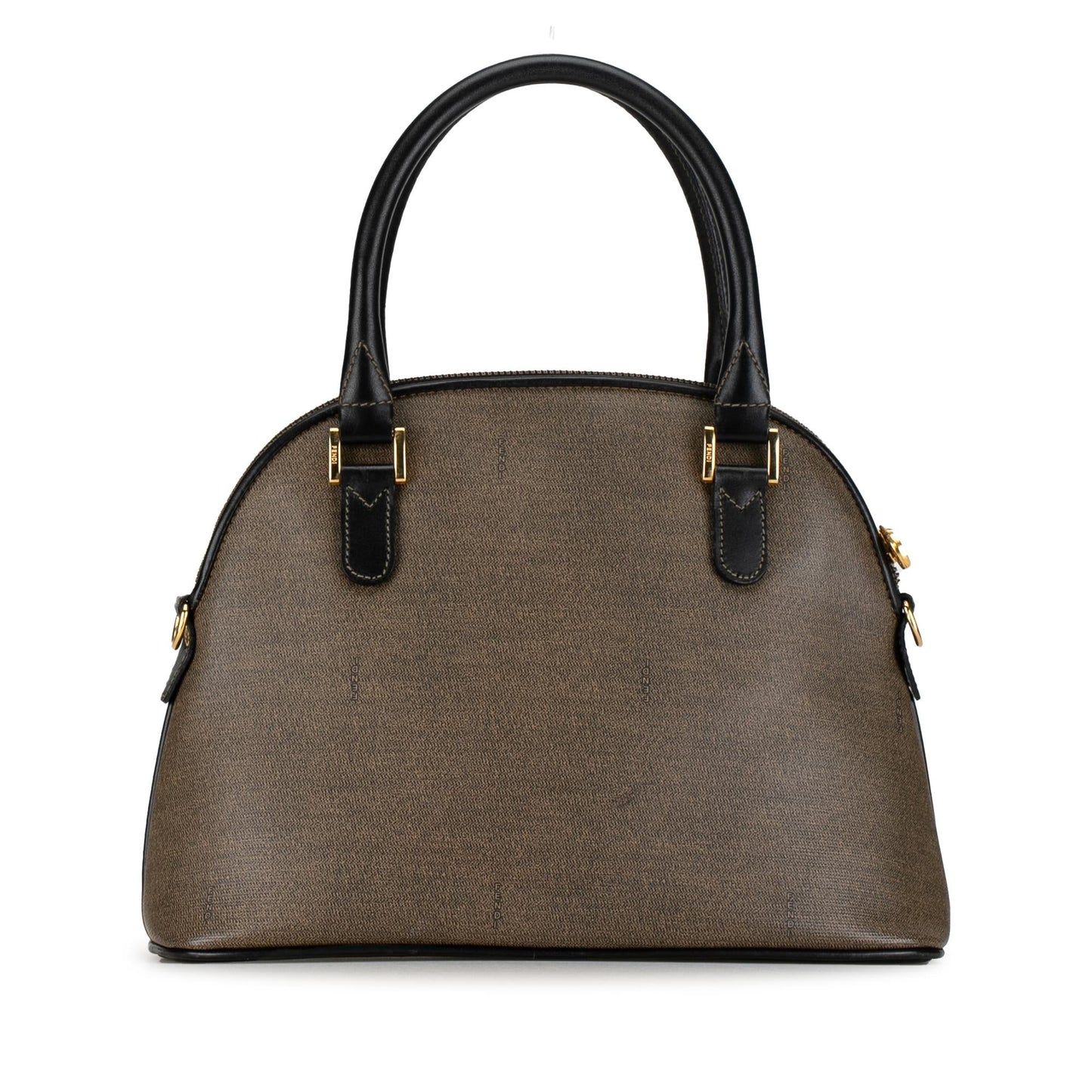 Fendi Coated Canvas Dome Satchel (iVEUje)
