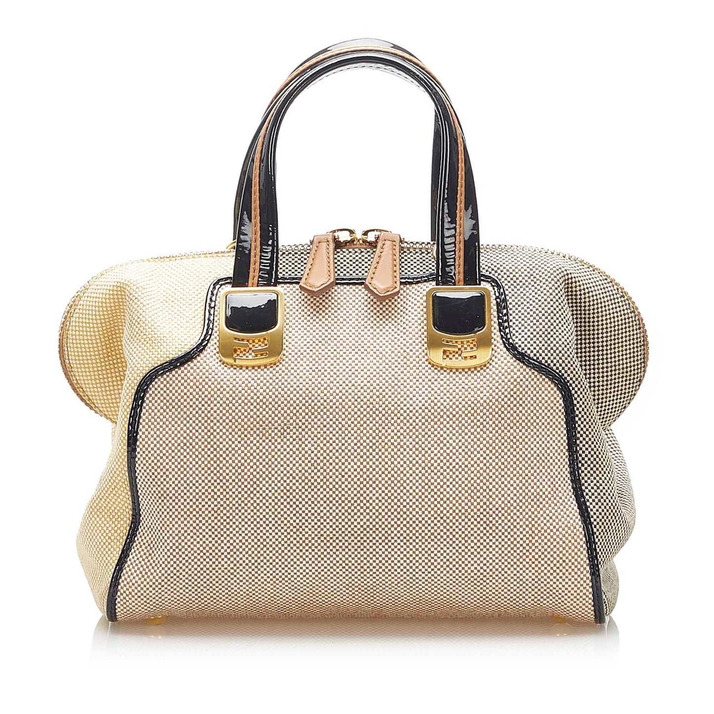 Fendi Colorblock Canvas Chameleon (22352)