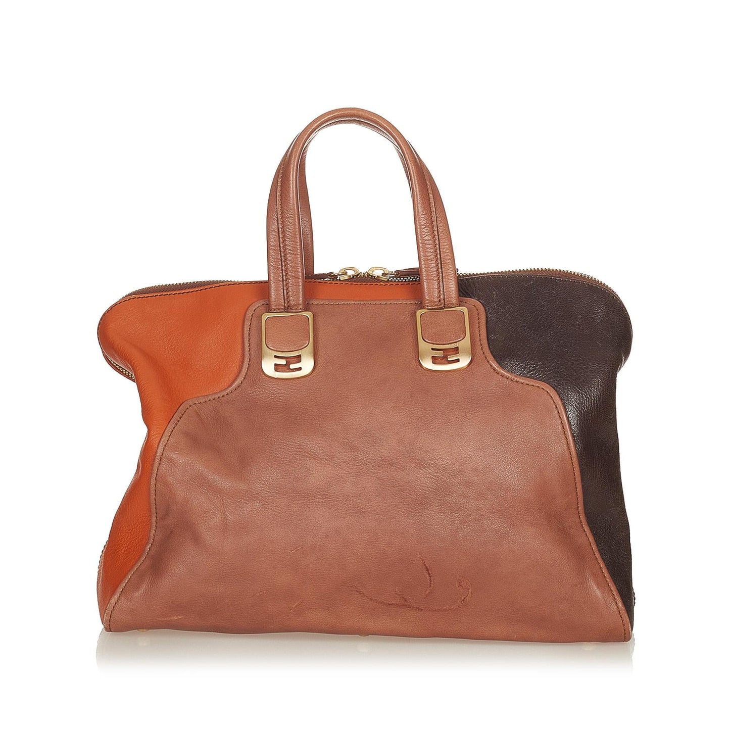 Fendi Colorblock Chameleon Leather Handbag (26956)