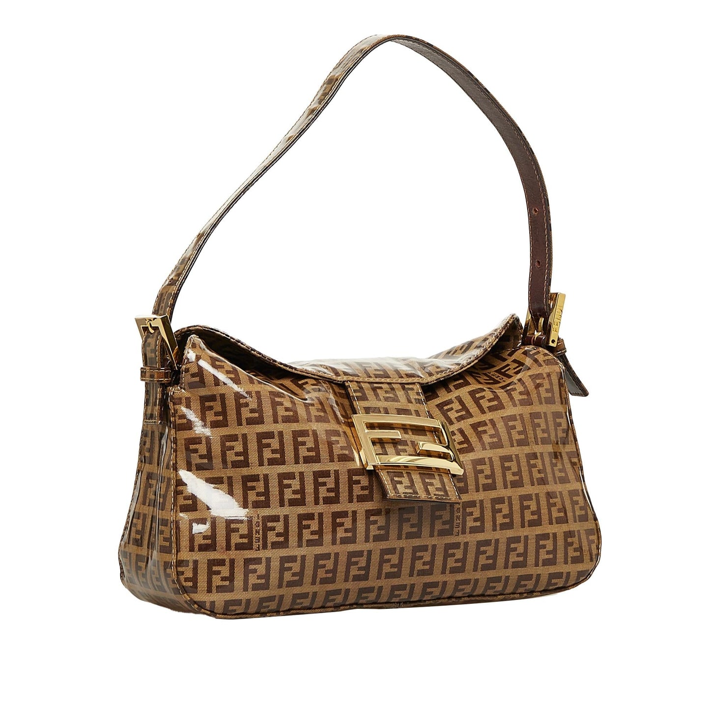 Fendi Crystal Zucchino Double Flap (pWpQHK)