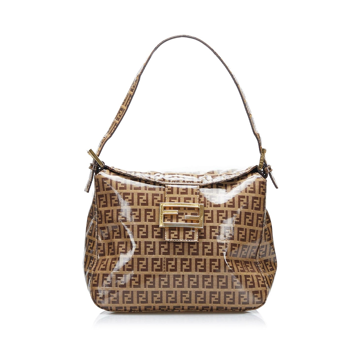 Fendi Crystal Zucchino  Flap Baguette (MKFmEx)