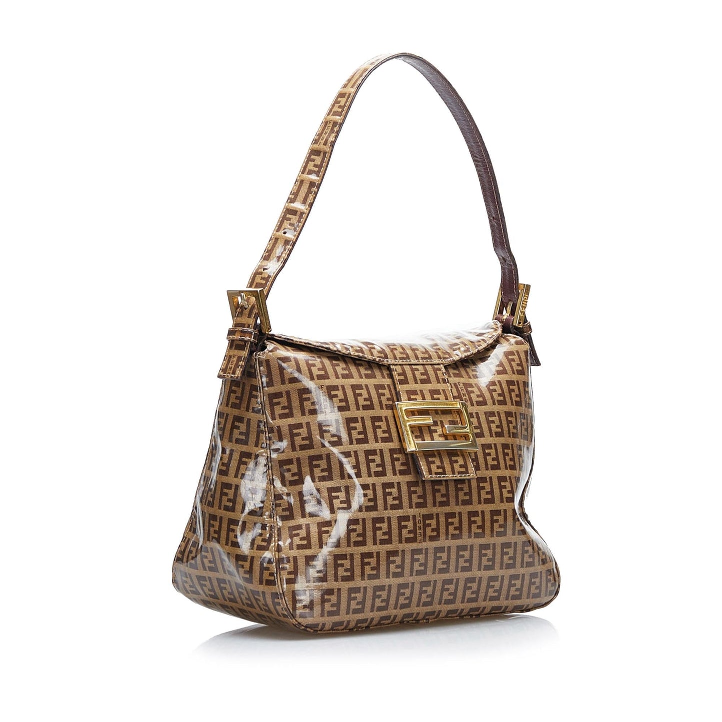 Fendi Crystal Zucchino  Flap Baguette (MKFmEx)