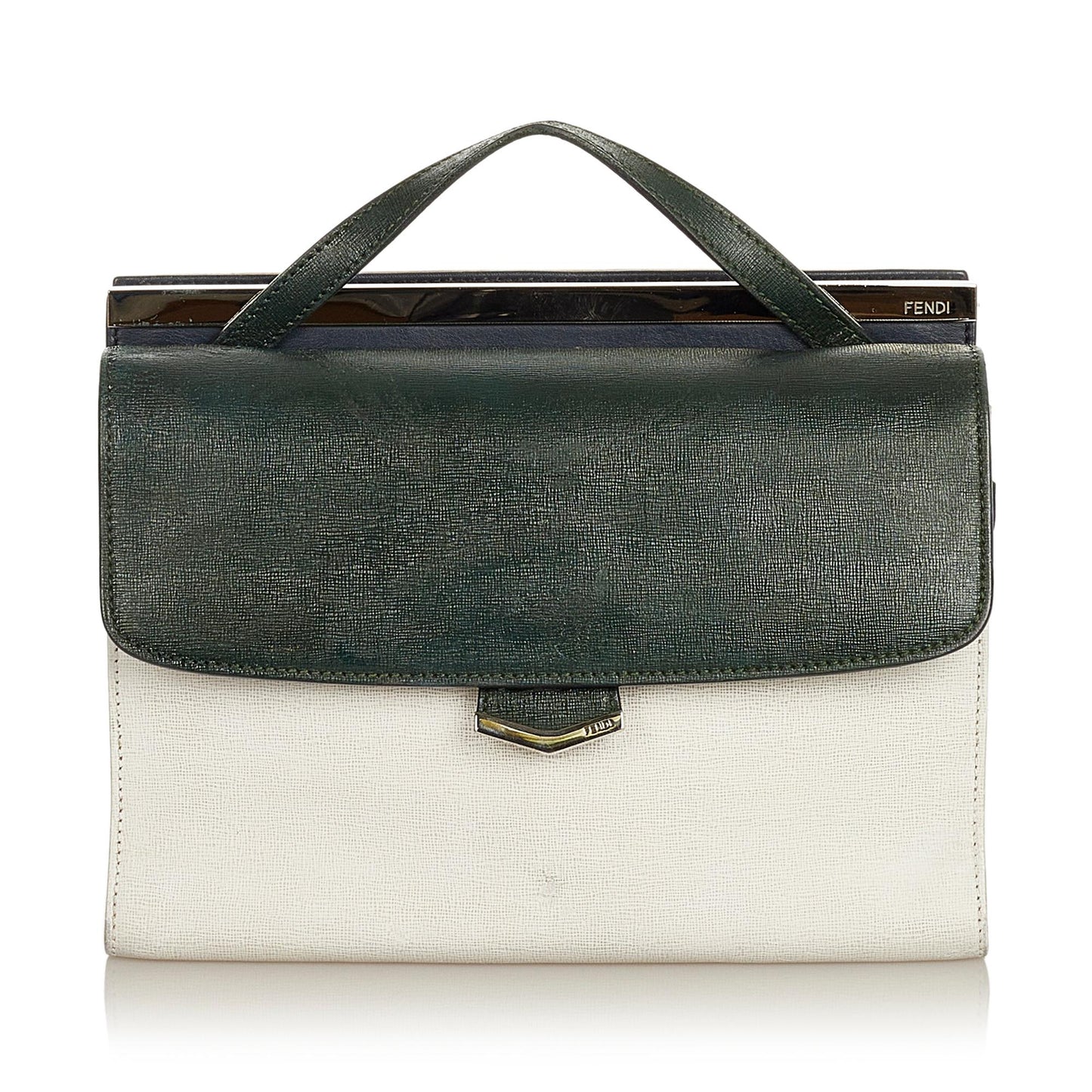 Fendi Demi Jour Leather Satchel (25796)