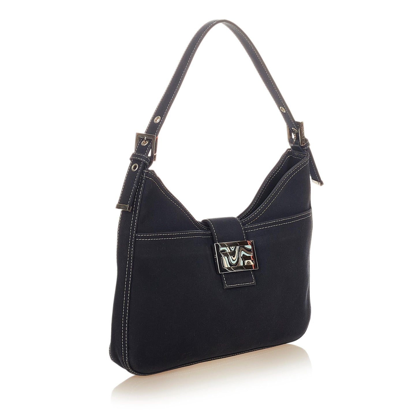 Fendi Denim Shoulder Bag (25995)