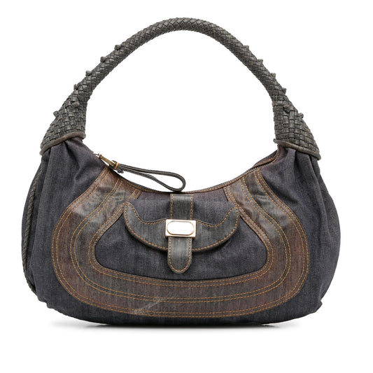 Fendi Denim Spy Hobo (Txb2Ws)