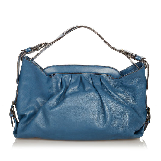Fendi Doctor B Leather Shoulder Bag (31859)