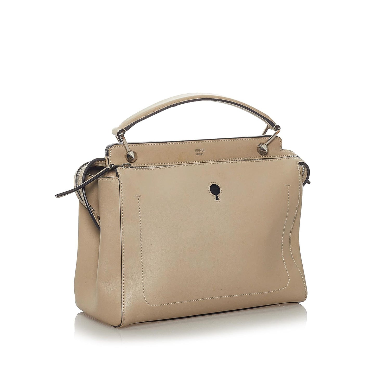 Fendi DotCom Leather Satchel (28310)