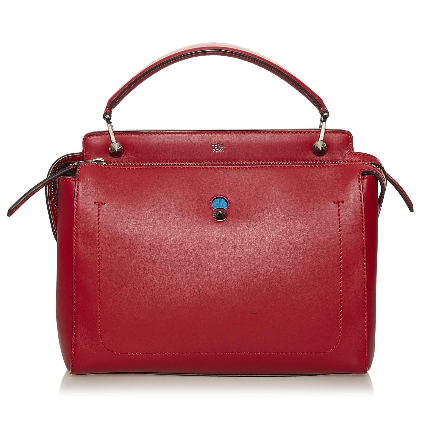 Fendi DotCom Leather Satchel (29019)