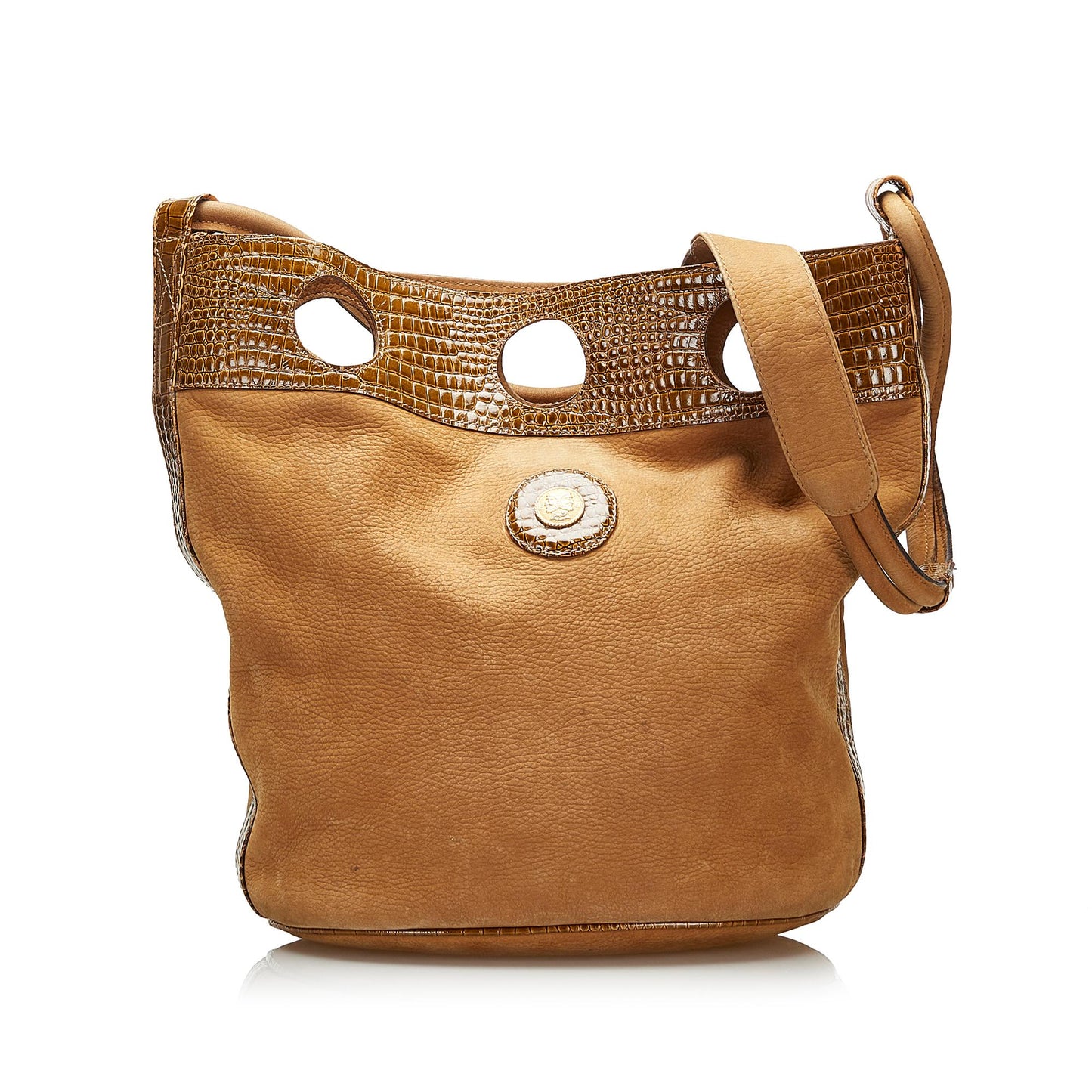 Fendi Embossed Bucket Bag (35932)