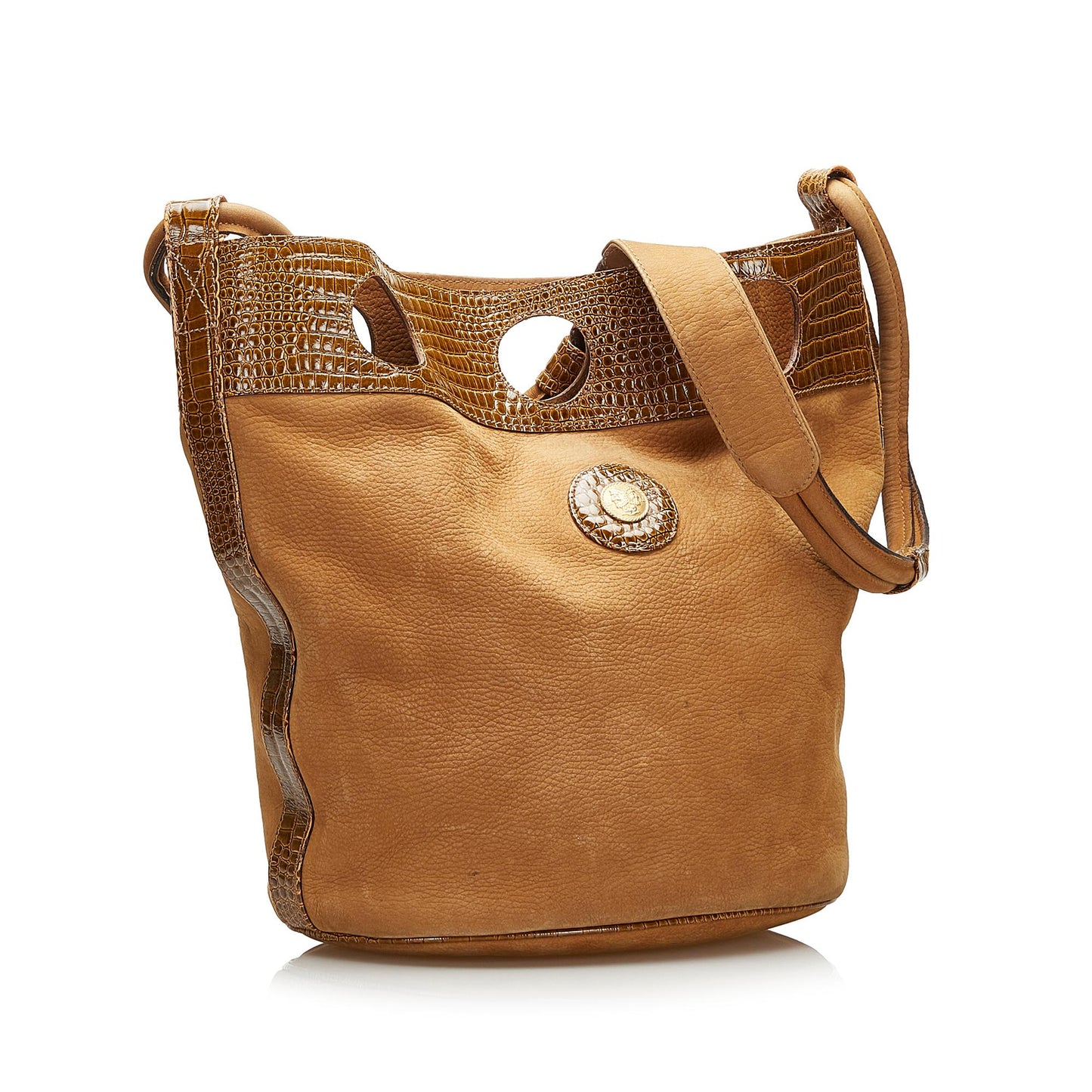 Fendi Embossed Bucket Bag (35932)