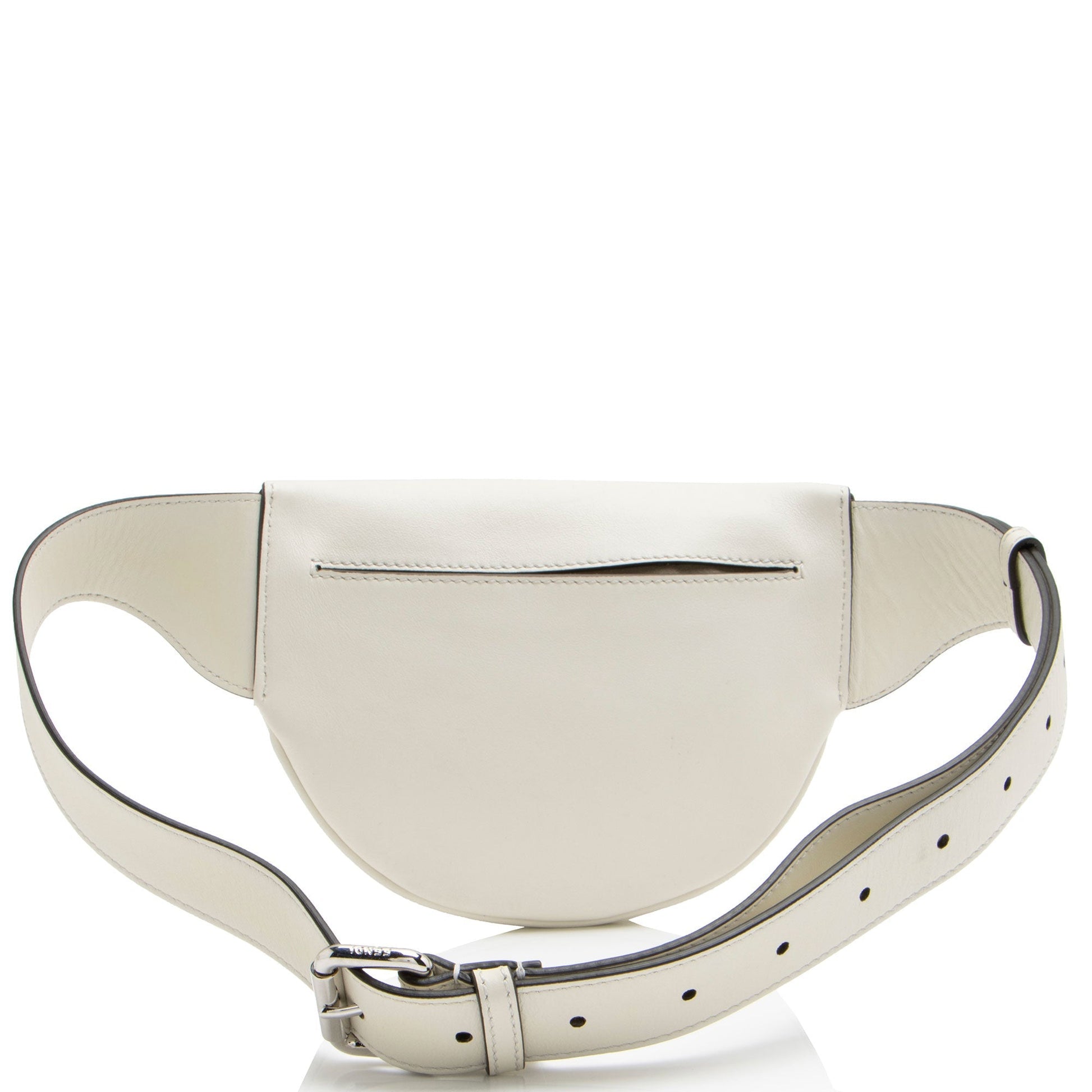 Fendi Zucca Embossed Chain Midi Baguette