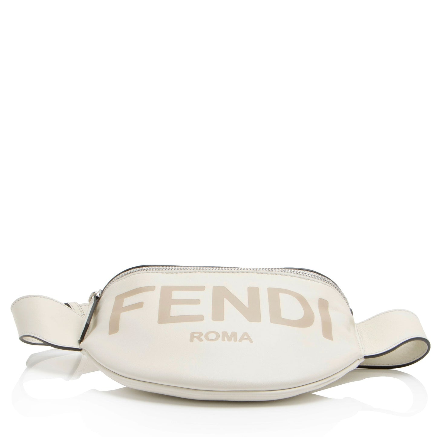 Fendi Zucca Embossed Chain Midi Baguette