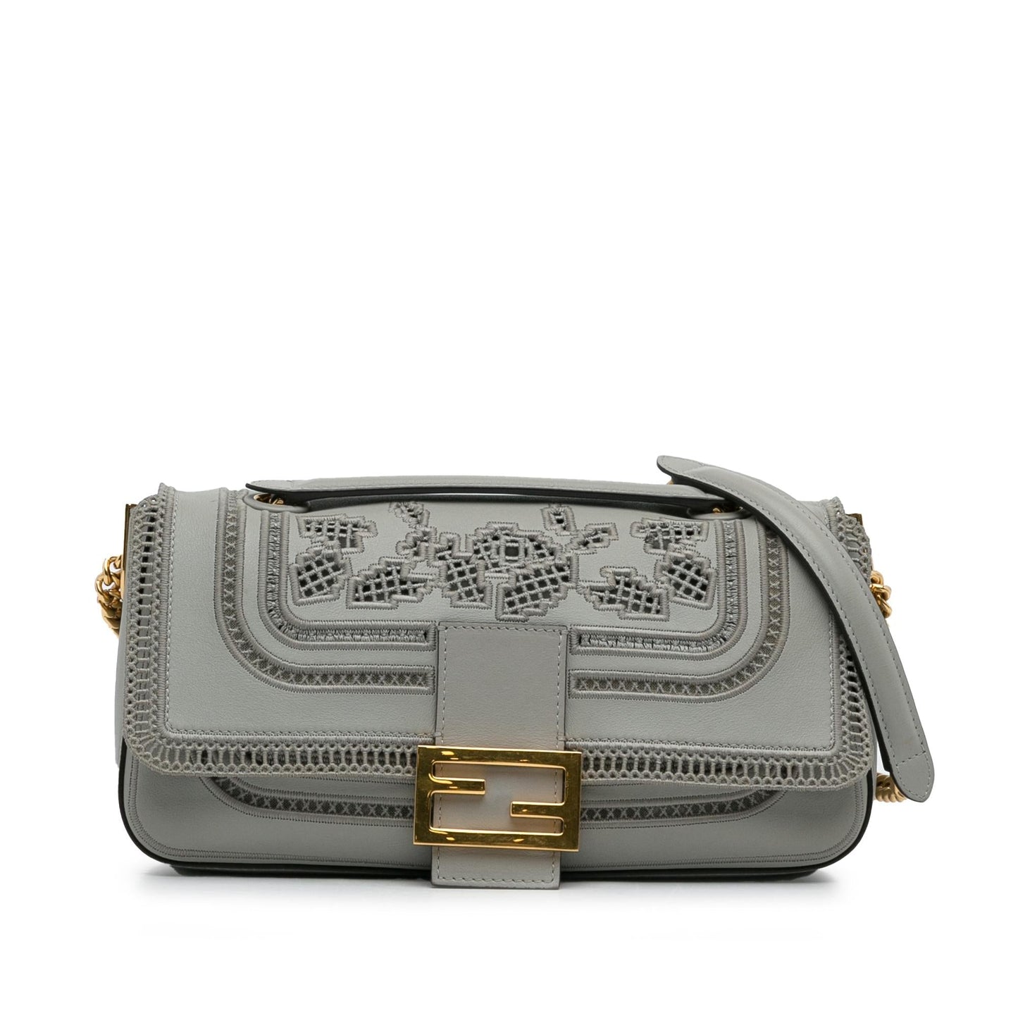 Fendi Embroidered Lace Baguette Chain (zdSYoP)