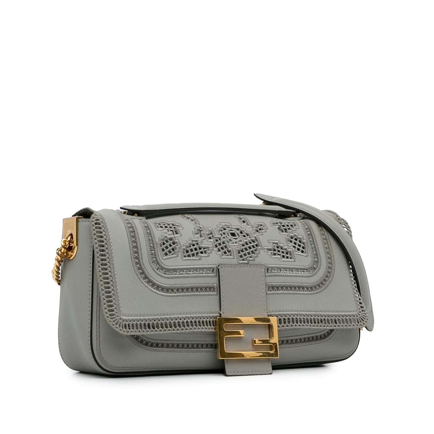 Fendi Embroidered Lace Baguette Chain (zdSYoP)