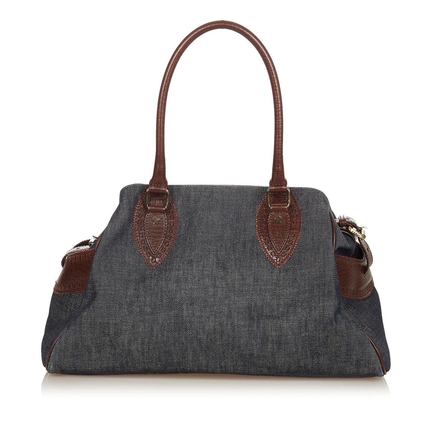 Fendi Etniko Denim Shoulder Bag (26424)