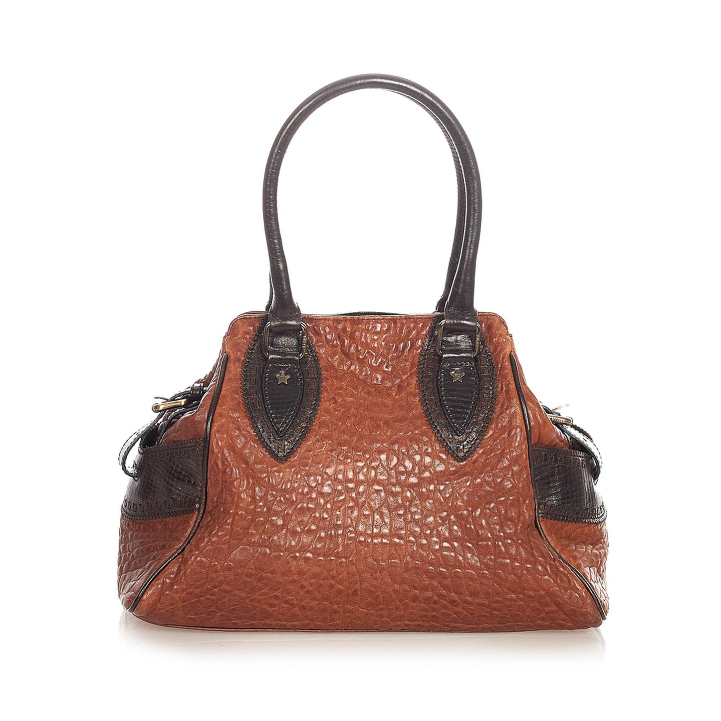 Fendi Etniko Leather Handbag (22132)