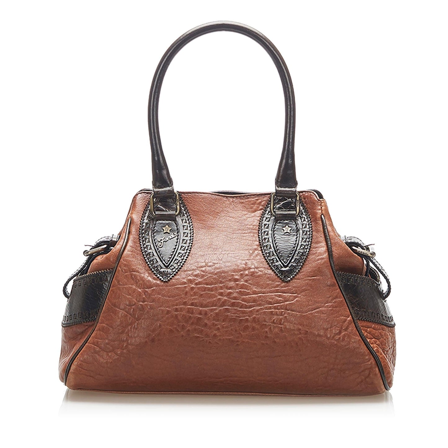 Fendi Etniko Leather Handbag (22353)