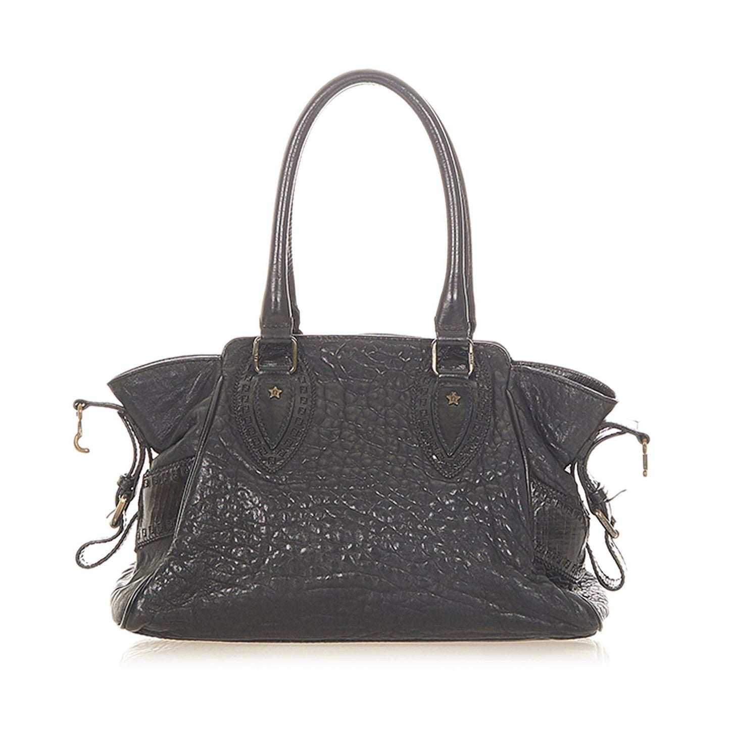 Fendi Etniko Leather Handbag (31662)