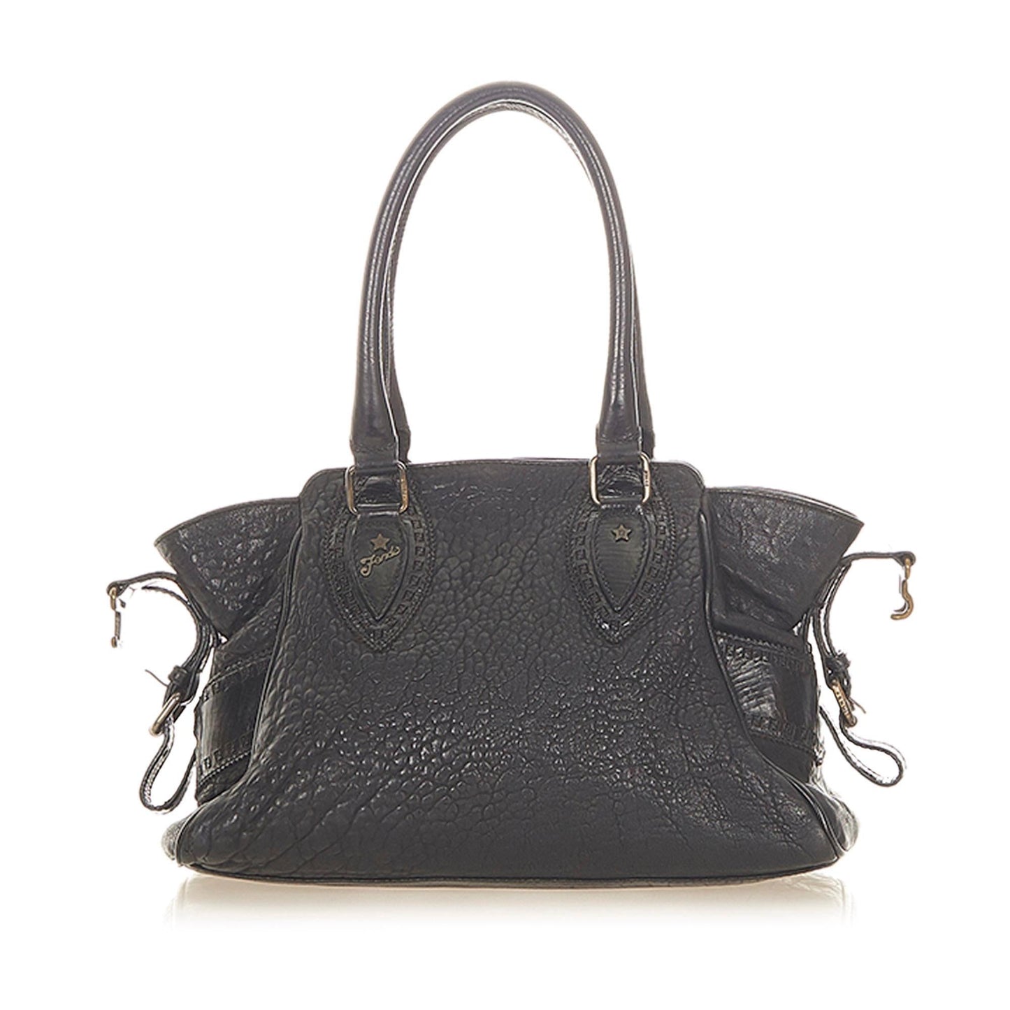 Fendi Etniko Leather Handbag (31662)