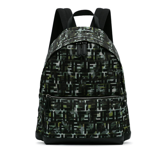 Fendi FF Camouflage Nylon Backpack (wPv4FF)