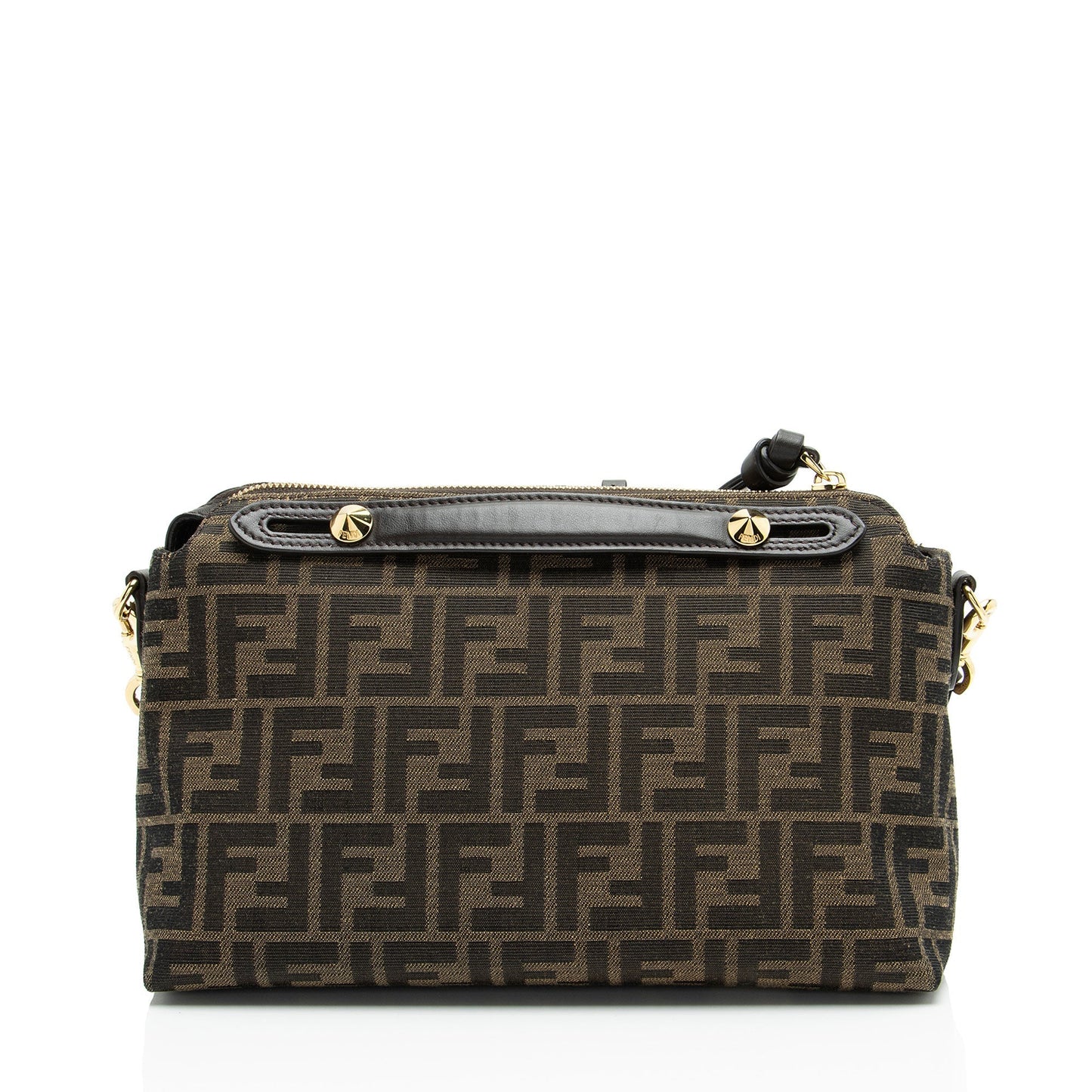 Fendi Zucchino Suede Large Flat Pouch