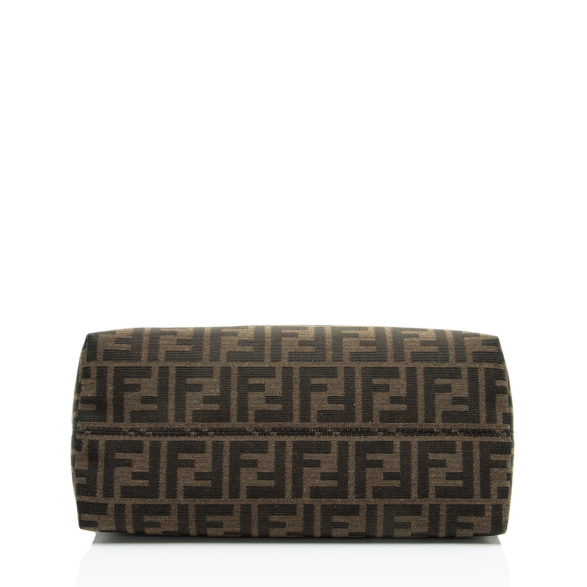 Fendi Zucchino Suede Large Flat Pouch