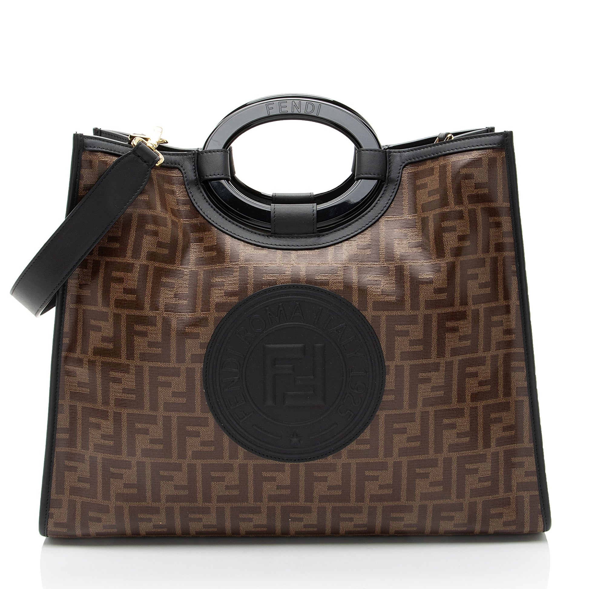 Fendi FF Coated Canvas 1974 Runaway Shopper Tote