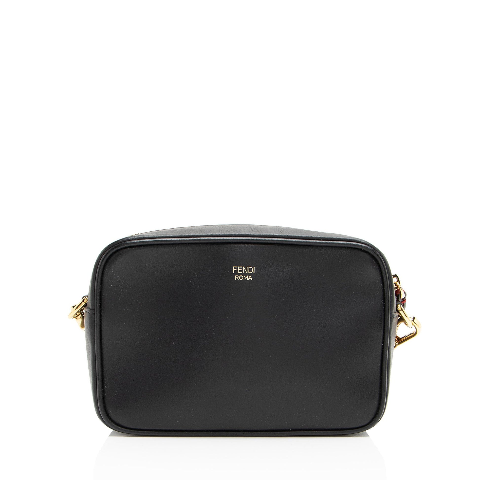 Fendi Tortuga Leather Spy Satchel