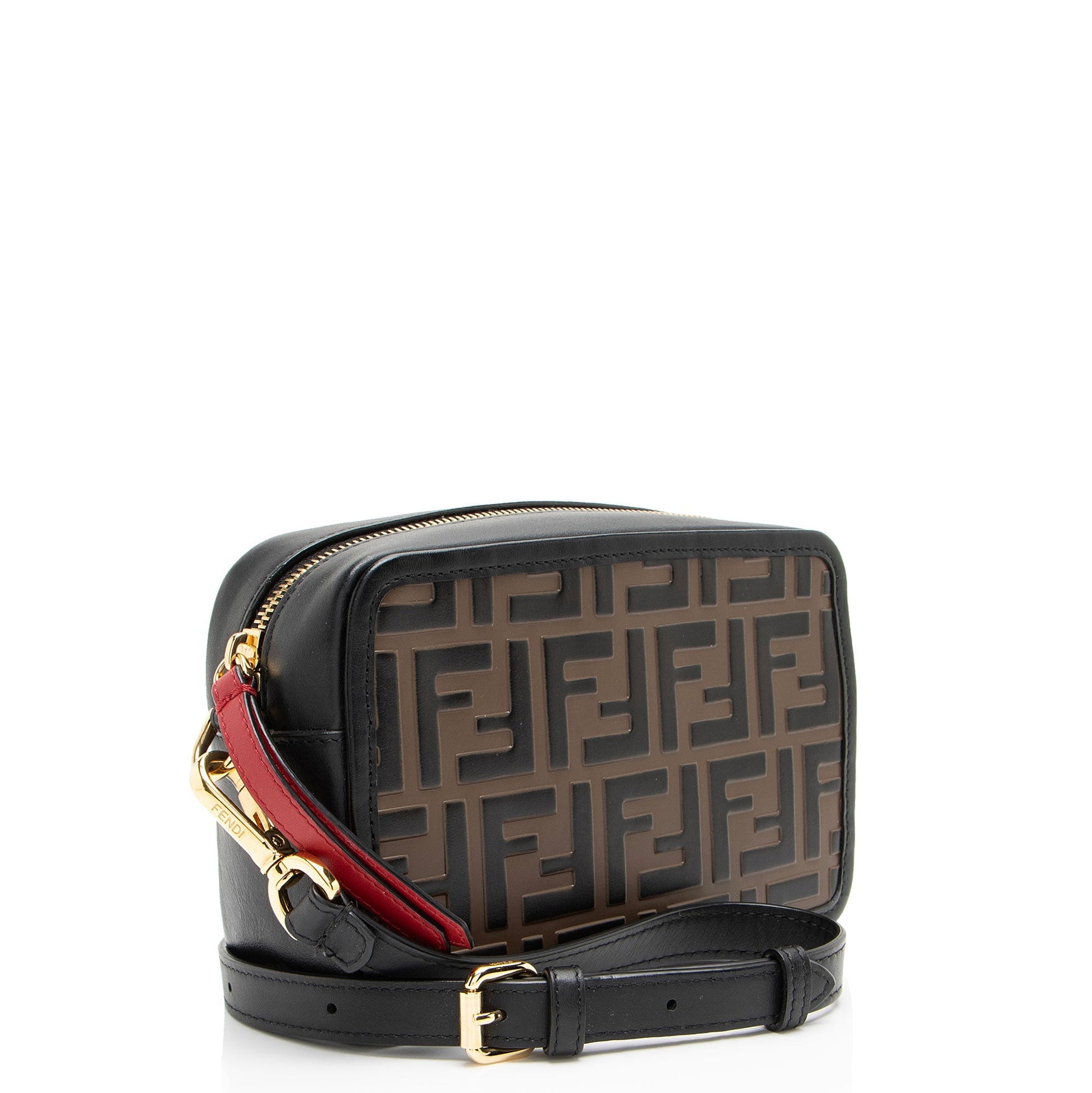 Fendi Tortuga Leather Spy Satchel