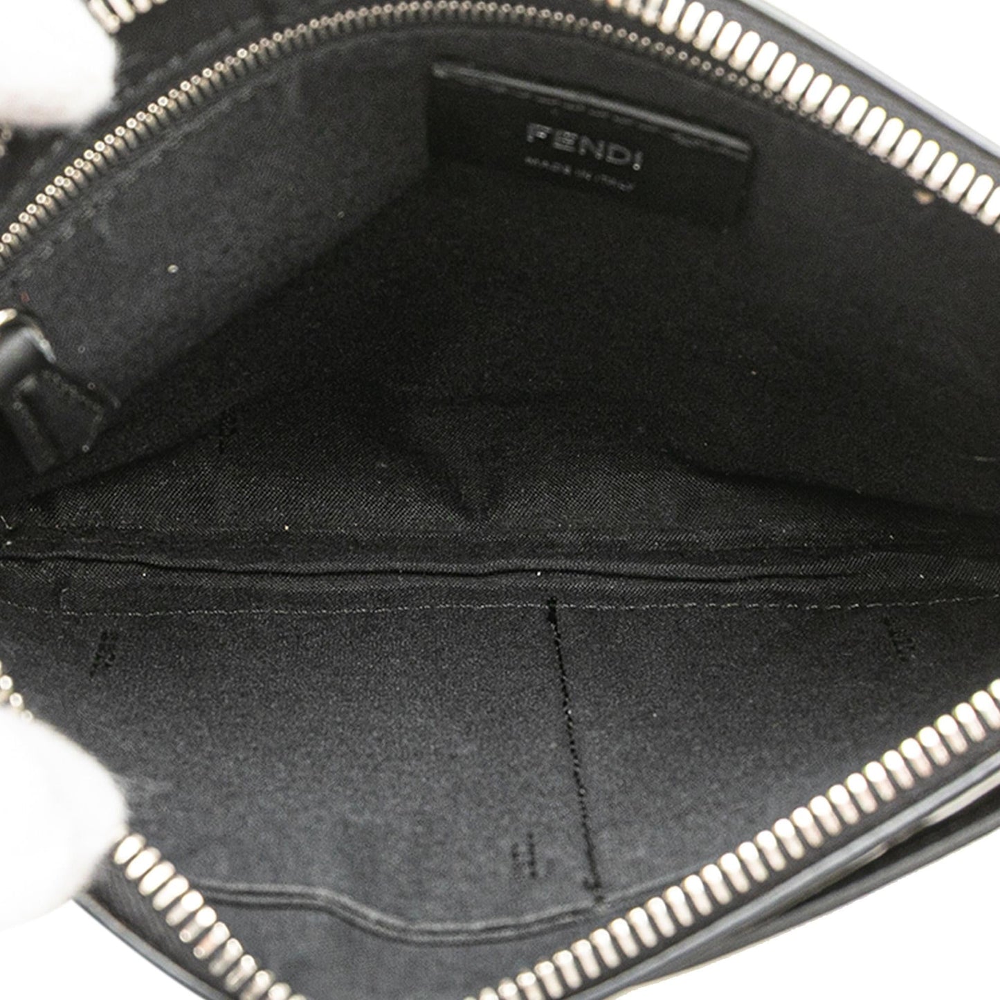 Fendi FF Embossed Leather 1974 Crossbody