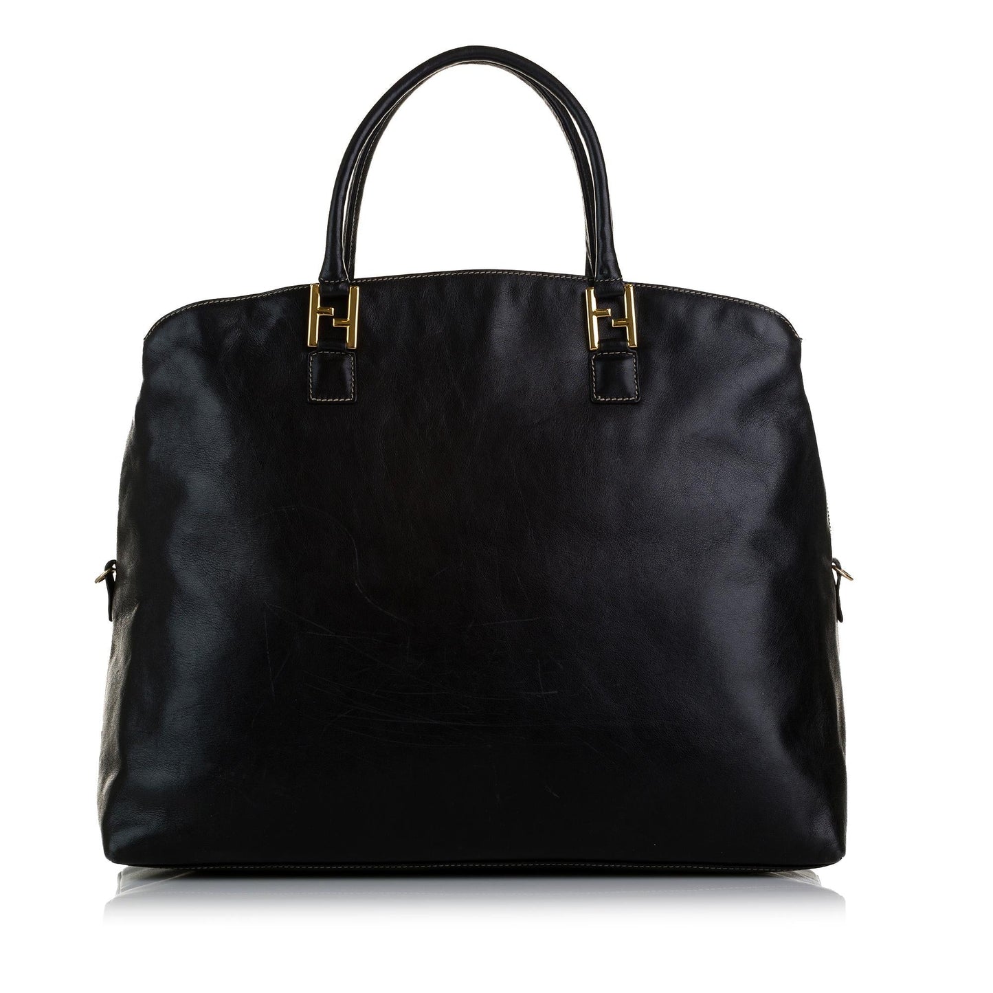 Fendi FF Leather Tote (37490)