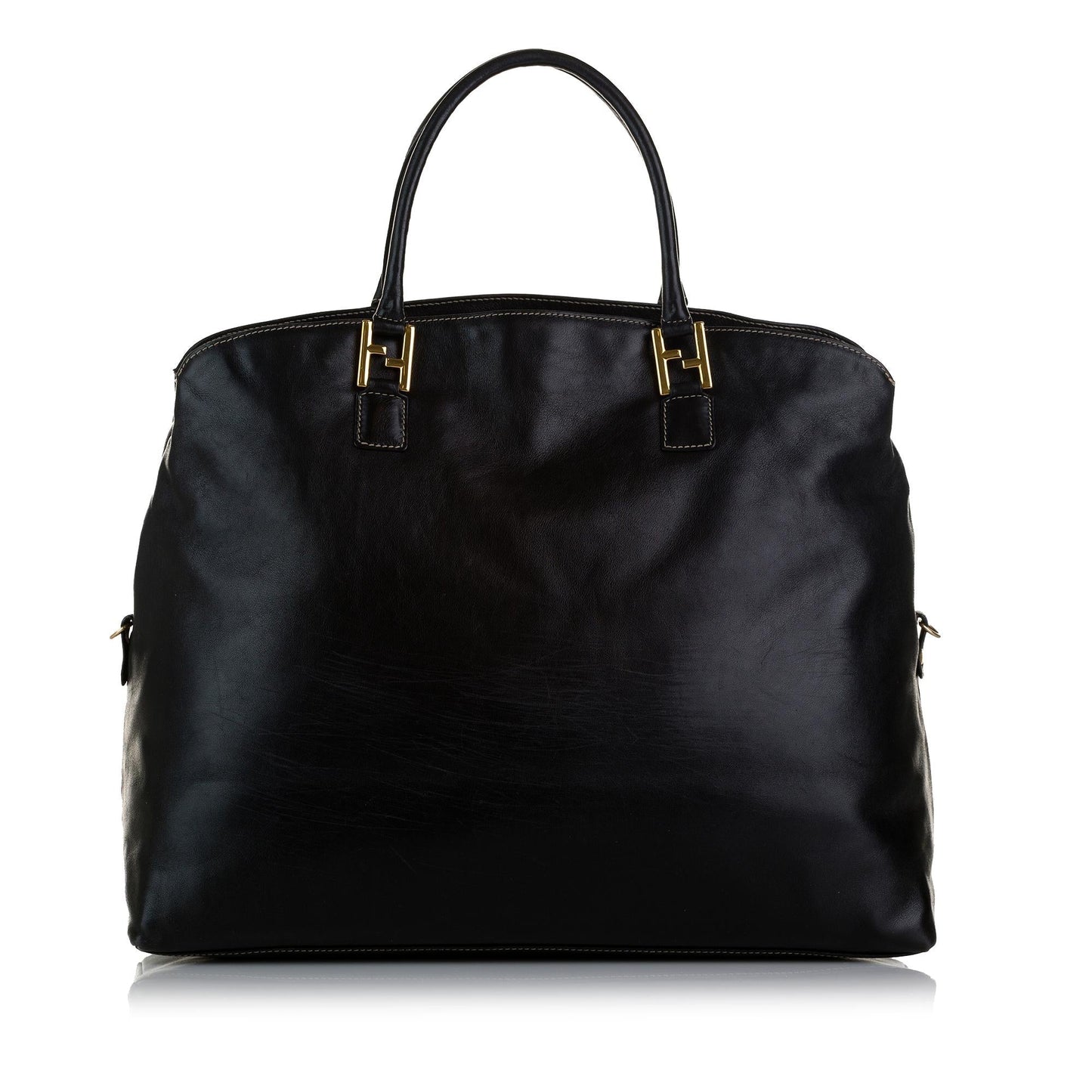 Fendi FF Leather Tote (37490)