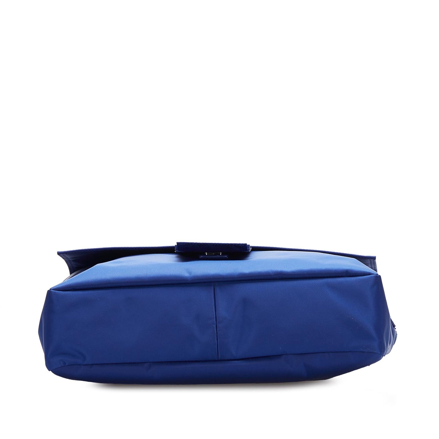 Fendi Zucca Embroidered Canvas Baguette Satchel